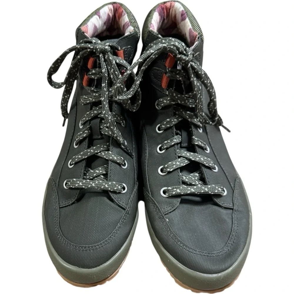 Keds Womens Scout Iv Splash Canvas Sneakers Casual Olive Size 8